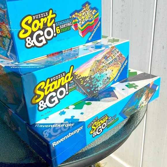 RAVENSBURGER ‘Stand/Show/Sort & Go’ Puzzle Accessory Trio - Set of 3